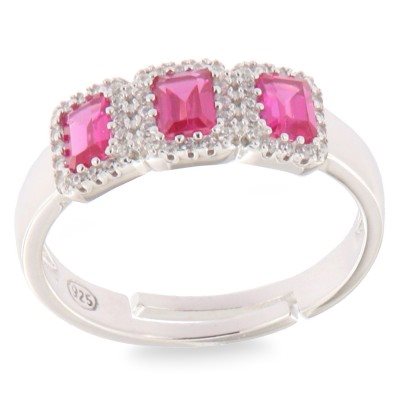 Anello Domar Gioielli Donna Anello in argento 925 in Argento Cubic Zirconia RZB112617 - RZB112617